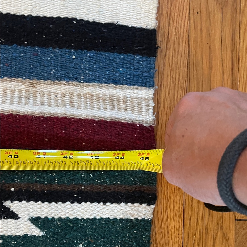 Southwestern Patterned wool Rug - Picture 6 of 6